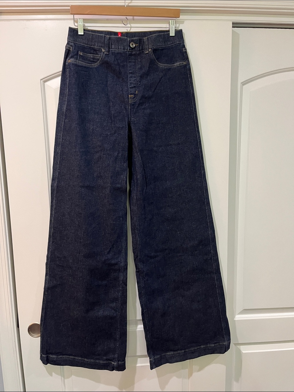 Spanx wide leg pull on jeans